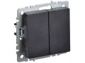             2-пернелі ажыратқыш 10A ВС10-2-0-БрЧ қара BRITE ИЭК    