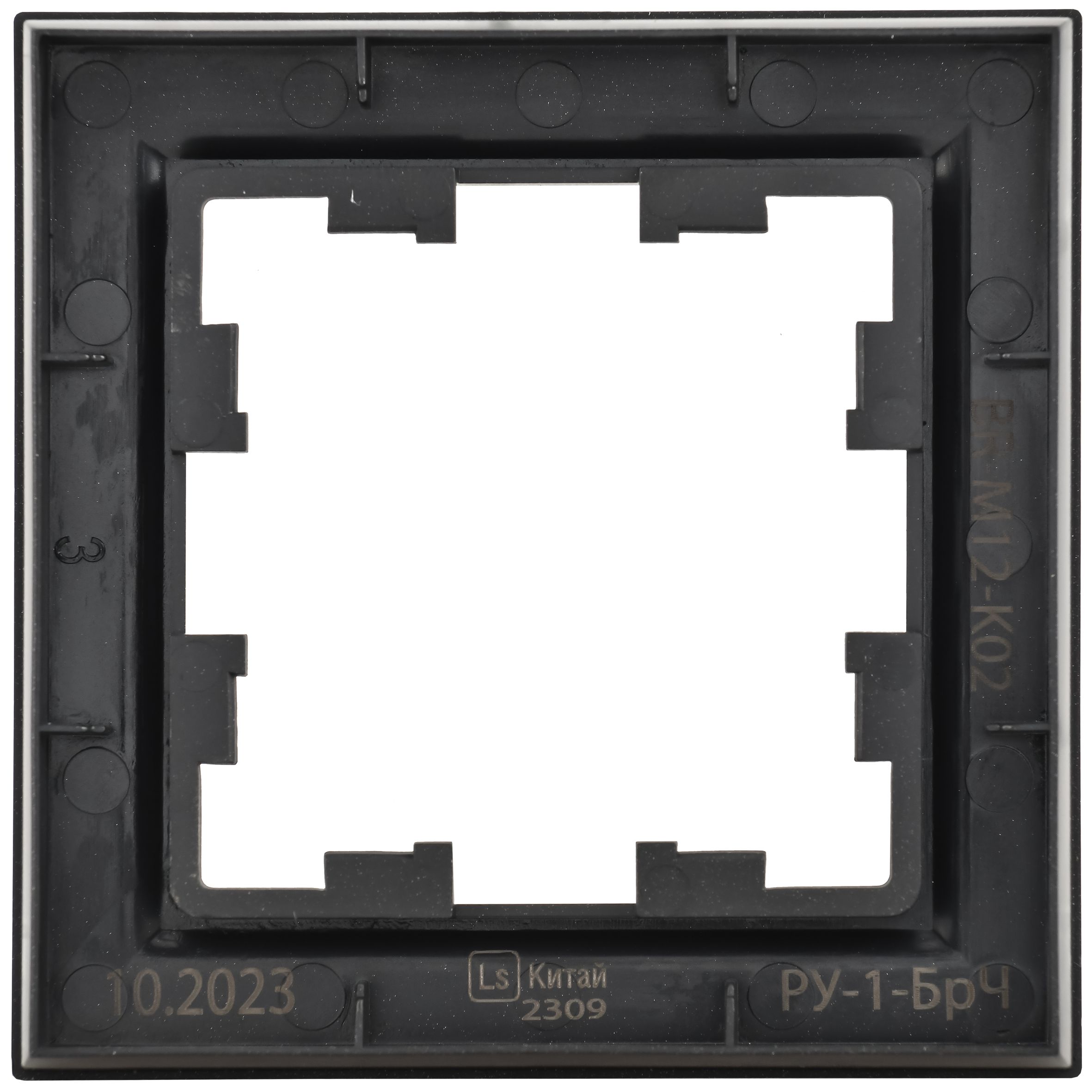             BRITE 1 постқа арналған жақтау РУ-1-БрЧ қара IEK    