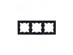 BRITE Рамка 3-местная РУ-3-БрТБ темная бронза ИЭК