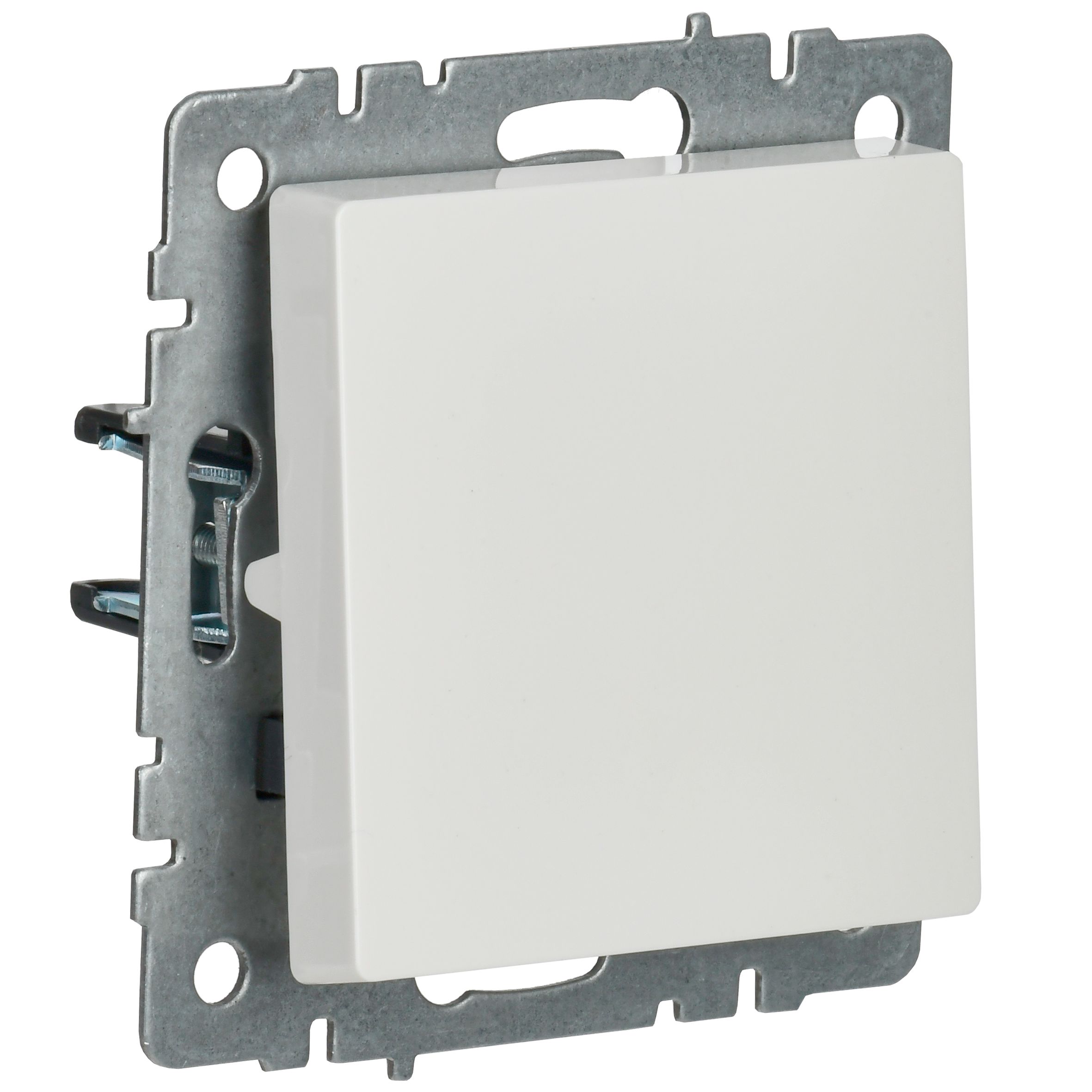             1-пернелі ажыратқыш, өтпелі 10A ВС10-1-6-БрБ ақ BRITE ИЭК    