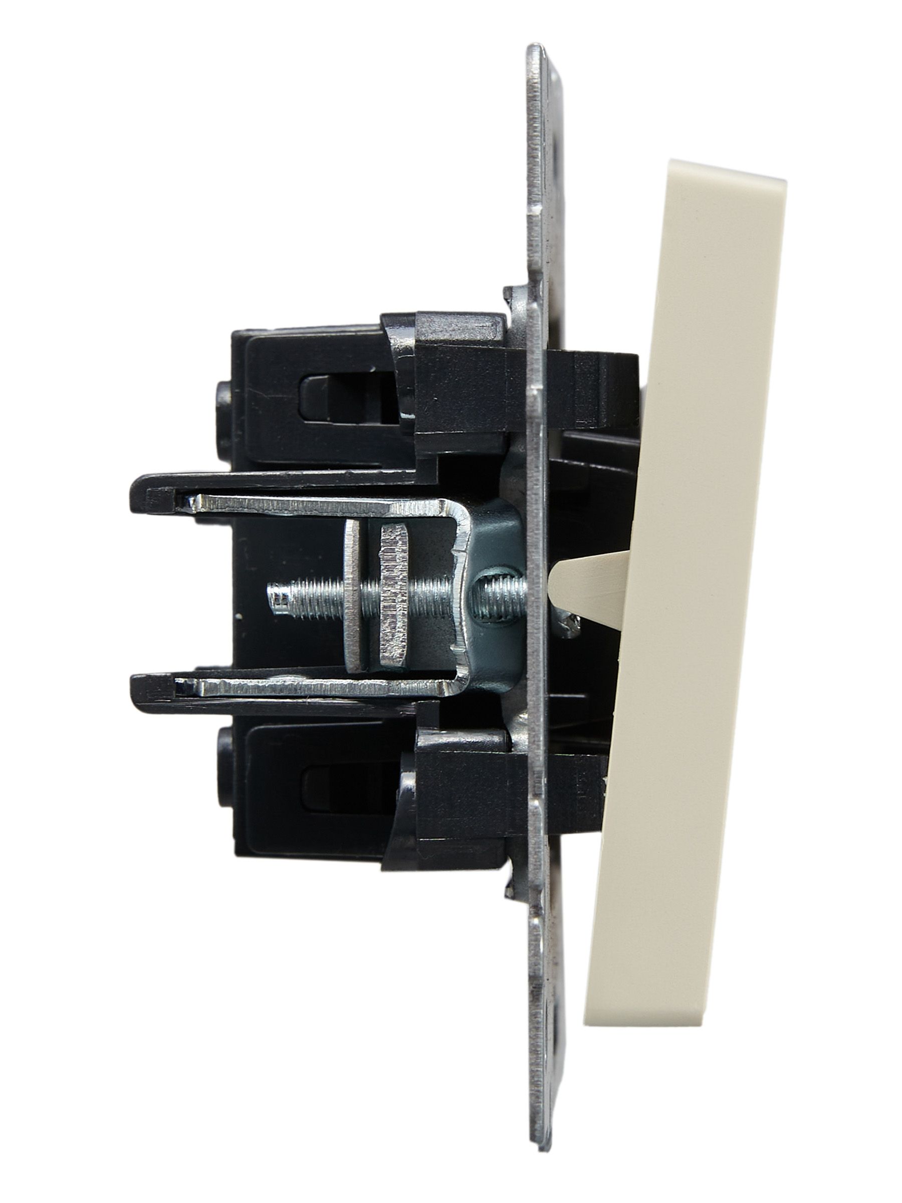             1-пернелі ажыратқыш, өтпелі 10A ВС10-1-6-БрКр ақшыл BRITE ИЭК    