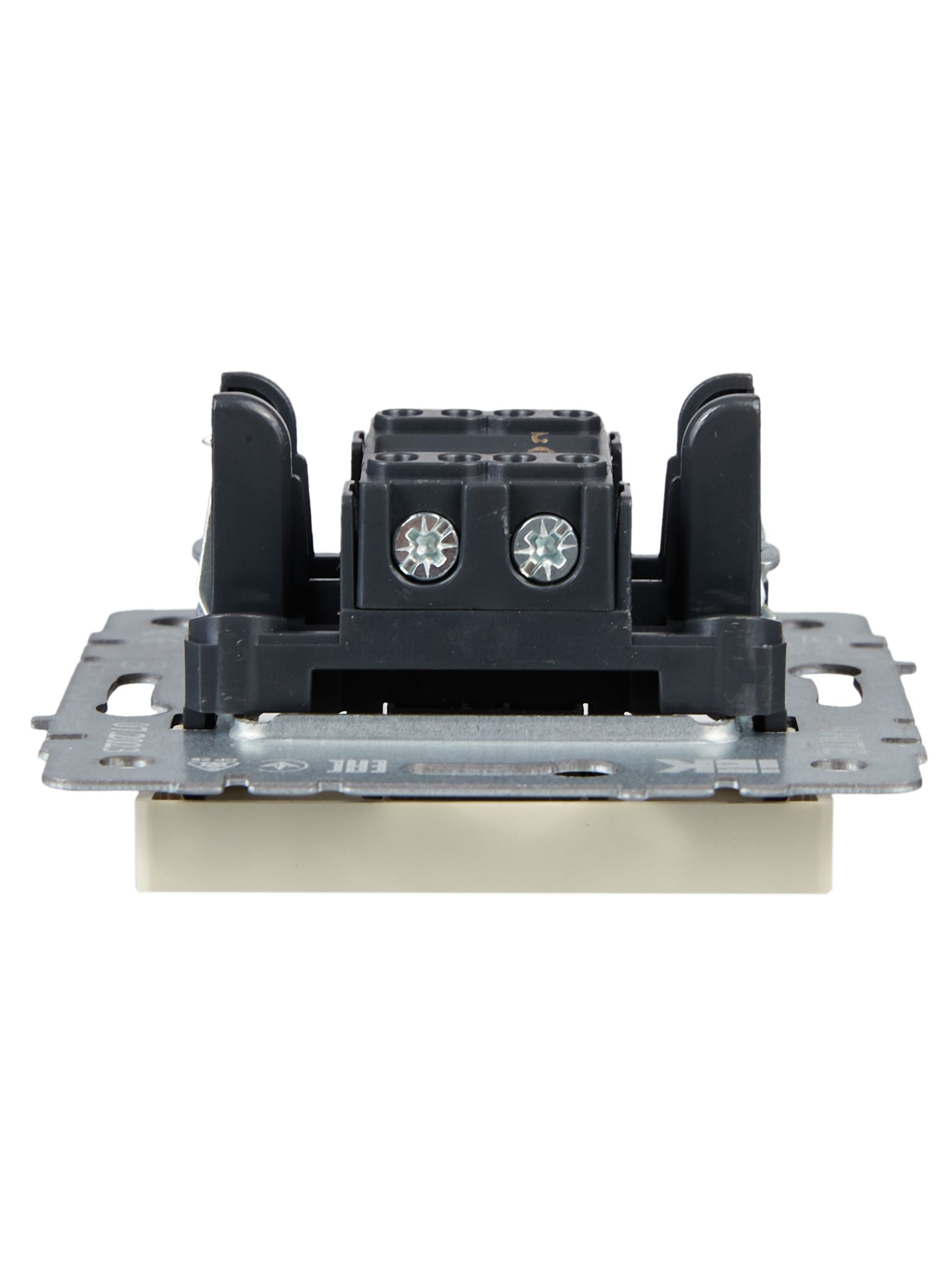             1-пернелі ажыратқыш, өтпелі 10A ВС10-1-6-БрКр ақшыл BRITE ИЭК    