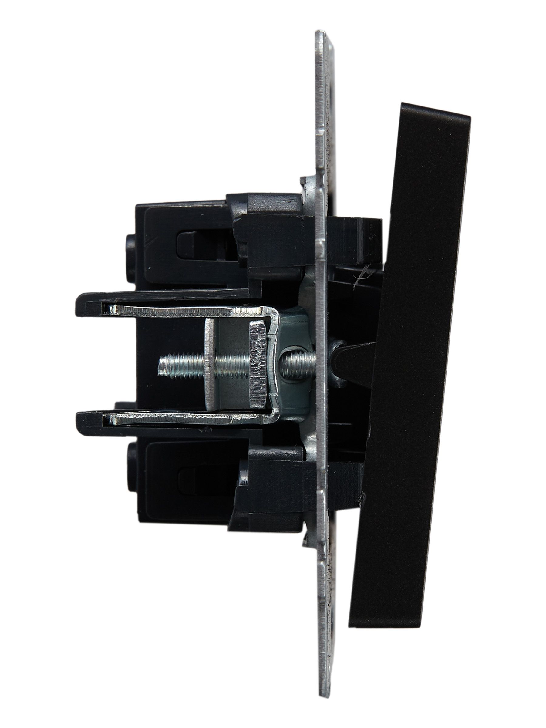             1-пернелі ажыратқыш, өтпелі 10A ВС10-1-6-БрЧ қара BRITE ИЭК    