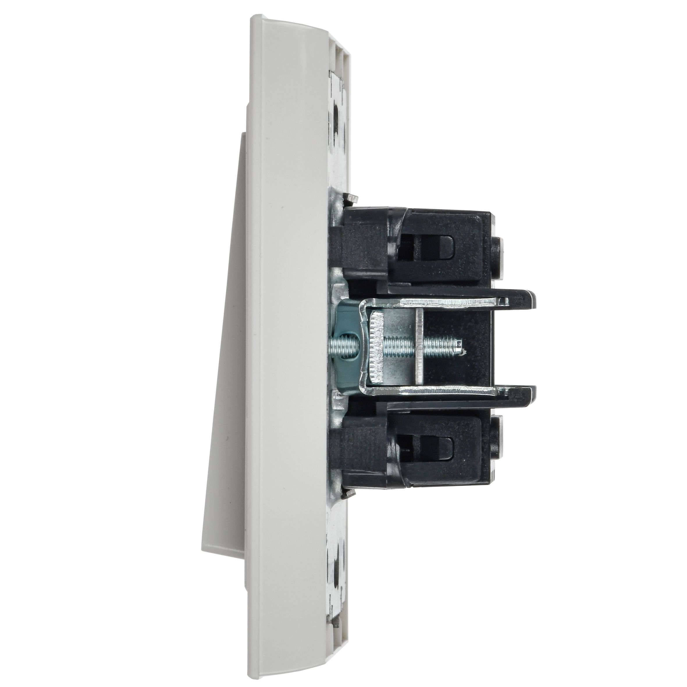             2-пернелі ажыратқыш, өтпелі 10A ВС10-2-6-БрБ ақ BRITE ИЭК    