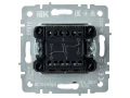             2-пернелі ажыратқыш, өтпелі 10A ВС10-2-6-БрБ ақ BRITE ИЭК    