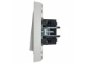             2-пернелі ажыратқыш, өтпелі 10A ВС10-2-6-БрБ ақ BRITE ИЭК    