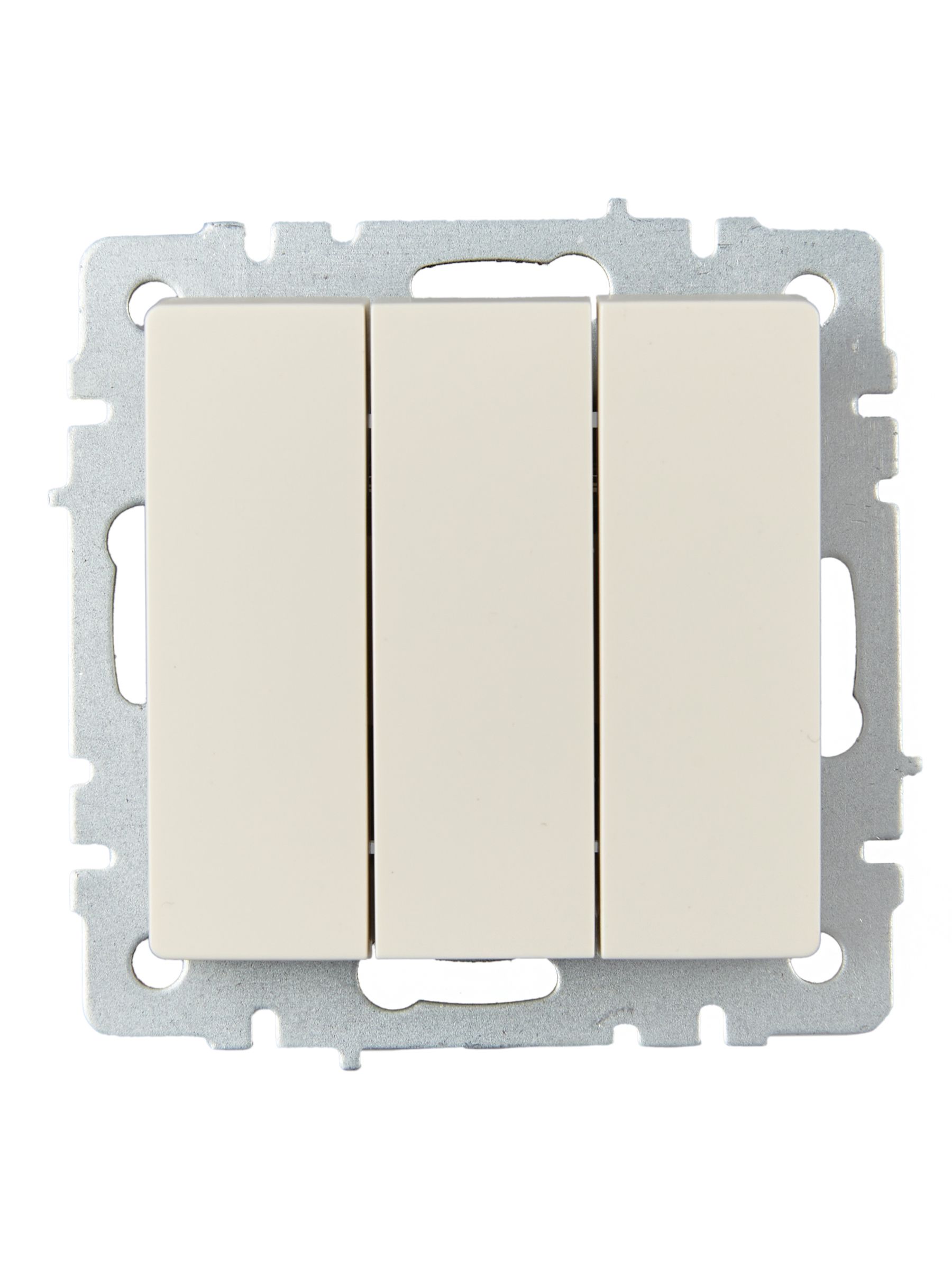             3-пернелі ажыратқыш 10A ВС10-3-0-БрКр ақшыл BRITE ИЭК    