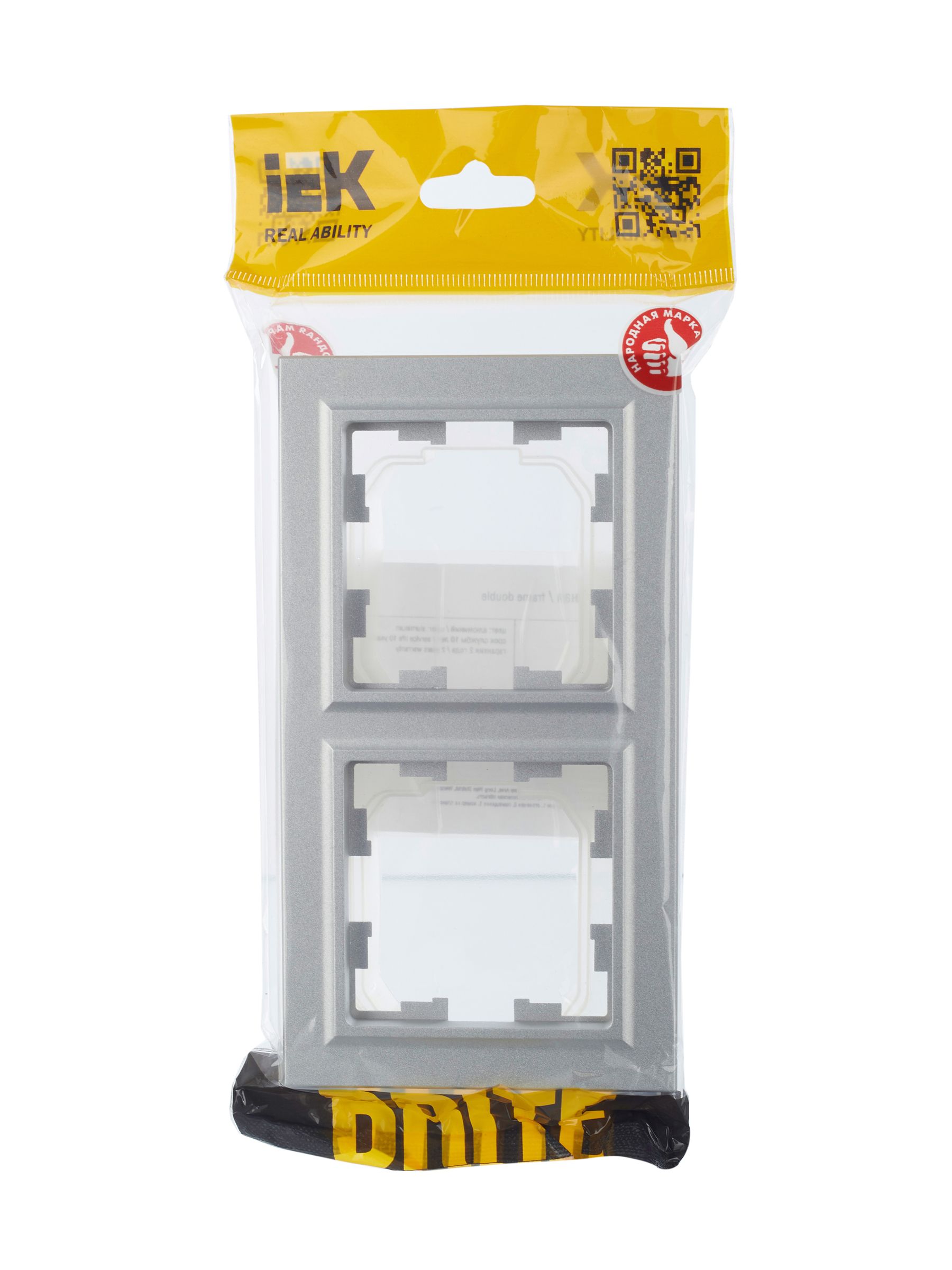             BRITE 2 постқа арналған жақтау IP44 РУ-2-БрА-44 алюминий ИЭК    