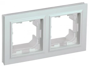 BRITE Рамка 2-местная IP44 РУ-2-БрЖ-44 жемчуг ИЭК