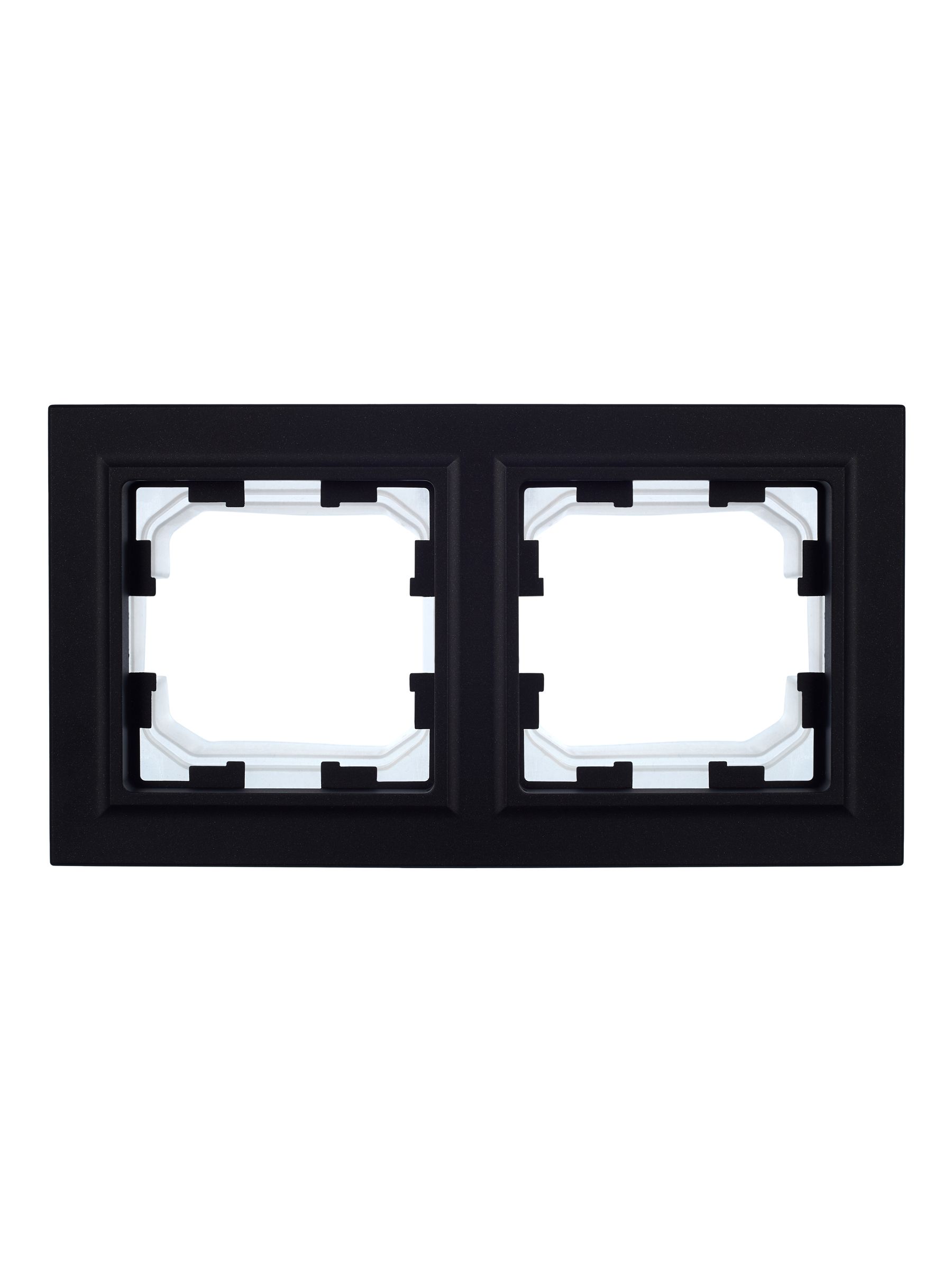             BRITE 2 постқа арналған жақтау IP44 РУ-2-БрЧ-44 қара ИЭК    