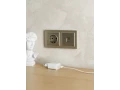             BRITE 2 постқа арналған жақтау IP44 РУ-2-БрШ-44 шампан ИЭК    