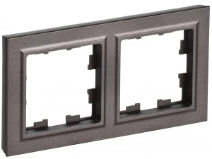 BRITE Рамка 2-местная IP44 РУ-2-БрТБ-44 бронза ИЭК
