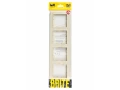             BRITE 4 постқа арналған жақтау РУ-4-БрКр сарғыш ИЭК    