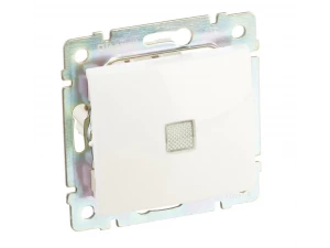 Выключатель с подсветкой Valena (Бел) /694261/