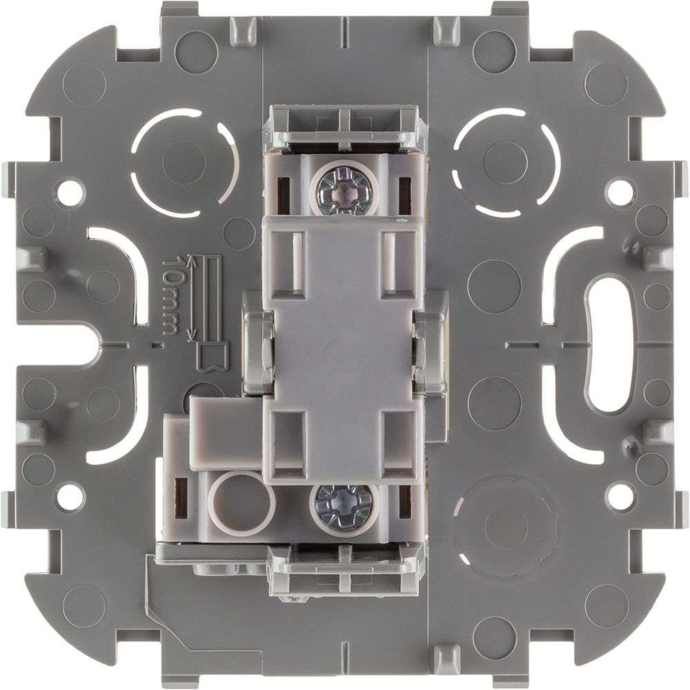             Ажыратқыш 1-пернелі 10А ақ /782200/    