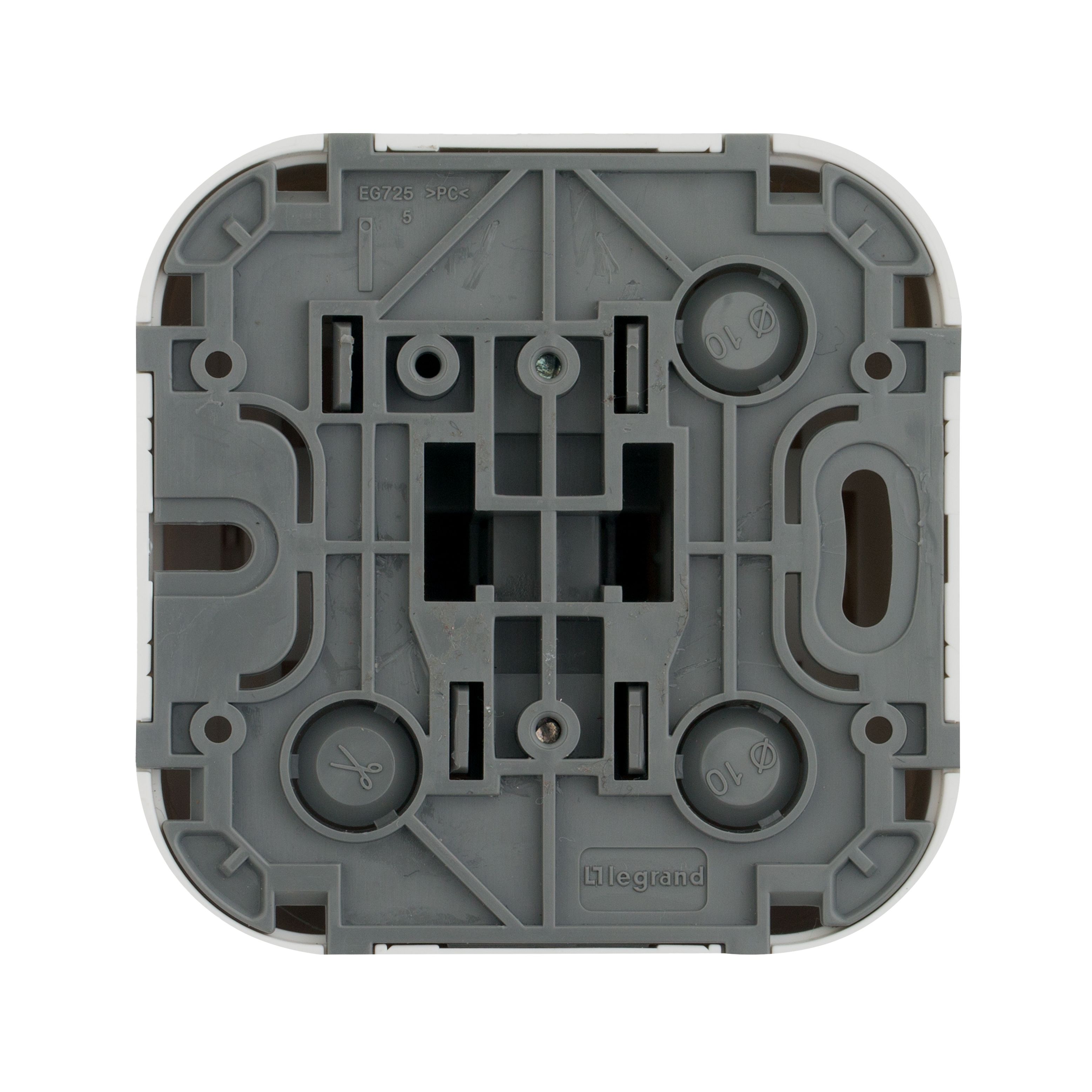             Ажыратқыш 1-пернелі 10А ақ /782200/    