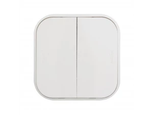 Выключатель двухкл.10А (Бел) /782202/