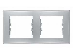 Рамка 2 горизонт.алюм. SDN5800360