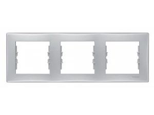 Рамка 3 горизонт.алюм. SDN5800560