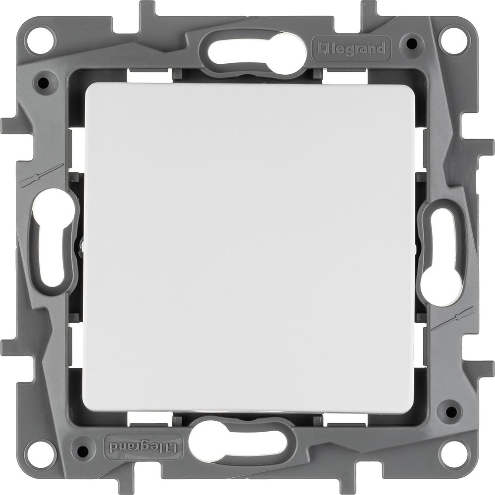             1-пернелі ажыратып-қосқыш, 10А бұрамалы клеммалар , ақ, ETIKA /672205/    