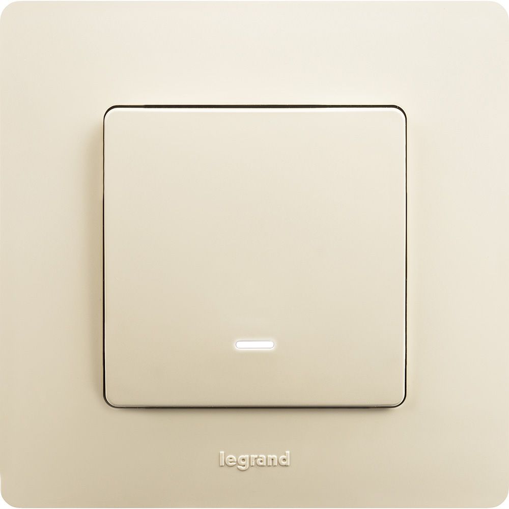             Ажыратқыш 1-пернелі көмескі жарығымен 10АХ винтовые сұр /672303/    