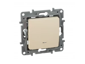 Выключатель с подсветкой 10АХ винты (СЛНК) /672303/