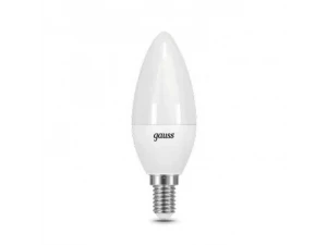 Лампа Gauss Свеча 9.5W 950lm 6500K E14 LED 1/10/100