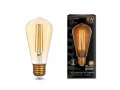 Шам Gauss Filament ST64 8W 740lm 2400K E27 golden LED 1/10/40