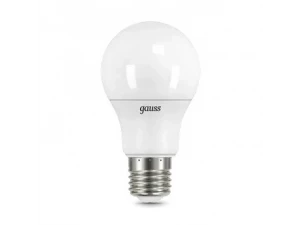 Лампа Gauss A60 7W 710lm 6500K E27 LED 1/10/50