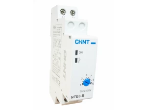 Реле времени NTE8-120B (задержка времени включения) 12-120s,1HO, AC230V (CHINT) 258459
