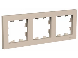 Рамка 3-поста универсальная, Песочный /ATN001203/