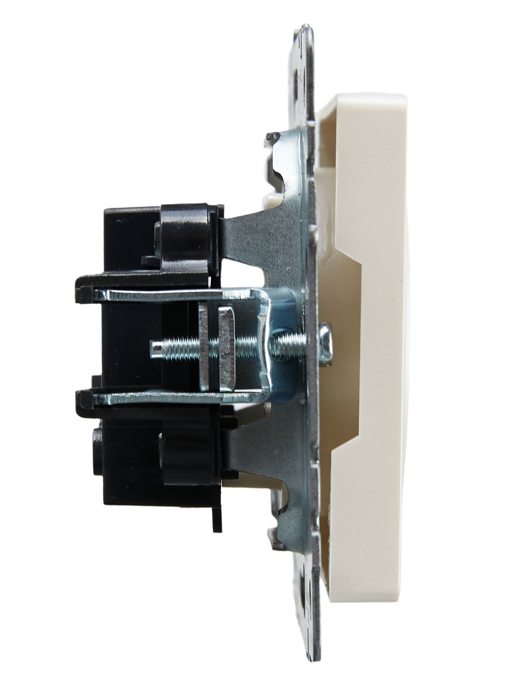             BRITE 1 ұялы жерлендірусіз перделері жоқ  розетка 10А РС10-1-0-БрЖ інжу ИЭК    