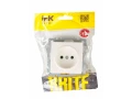             BRITE 1 ұялы жерлендірусіз перделері жоқ  розетка 10А РС10-1-0-БрЖ інжу ИЭК    