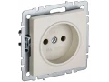             BRITE 1 ұялы жерлендірусіз перделері жоқ  розетка 10А РС10-1-0-БрКр сарғыш ИЭК    