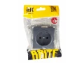             BRITE 1 ұялы жерлендірусіз перделері жоқ  розетка 10А РС10-1-0-БрМ маренго ИЭК    