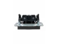             BRITE 1 ұялы жерлендірусіз перделері жоқ  розетка 10А РС10-1-0-БрС болат ИЭК    