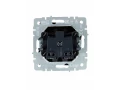             BRITE 1 ұялы жерлендірусіз перделері жоқ  розетка 10А РС10-1-0-БрЧ қара ИЭК    