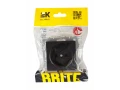             BRITE 1 ұялы жерлендірусіз перделері жоқ  розетка 10А РС10-1-0-БрЧ қара ИЭК    