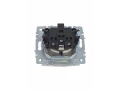             BRITE 1 ұялы жерлендірумен қақпақ мен перделері бар розетка 16А IP20 РСбш10-3-БрА алюминий ИЭК    
