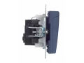             BRITE 1 ұялы жерлендірумен қақпақ мен перделері бар розетка 16А IP20 РСбш10-3-БрМ маренго ИЭК    