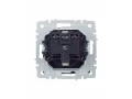             BRITE 1 ұялы жерлендірумен қақпақ мен перделері бар розетка 16А IP20 РСбш10-3-БрМ маренго ИЭК    