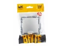            BRITE 1 ұялы жерлендірумен қақпақ мен перделері бар розетка 16А IP44 РСбш10-3-44-БрА алюминий ИЭК    