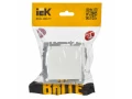             BRITE 1 ұялы жерлендірумен қақпақ мен перделері бар розетка 16А IP44 РСбш10-3-44-БрБ ақ ИЭК    