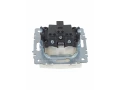             BRITE 1 ұялы жерлендірумен қақпақ мен перделері бар розетка 16А IP44 РСбш10-3-44-БрЖ інжу    