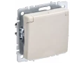             BRITE 1 ұялы жерлендірумен қақпақ мен перделері бар розетка 16А IP44 РСбш10-3-44-БрКр сарғыш ИЭК    
