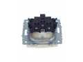             BRITE 1 ұялы жерлендірумен қақпақ мен перделері бар розетка 16А IP44 РСбш10-3-44-БрКр сарғыш ИЭК    