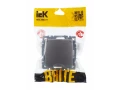             BRITE 1 ұялы жерлендірумен қақпақ мен перделері бар розетка 16А IP44 РСбш10-3-44-БрС болат    