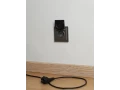             BRITE 1 ұялы жерлендірумен қақпақ мен перделері бар розетка 16А IP44 РСбш10-3-44-БрС болат    