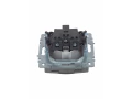             BRITE 1 ұялы жерлендірумен қақпақ мен перделері бар розетка 16А IP44 РСбш10-3-44-БрС болат    