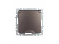             BRITE 1 ұялы жерлендірумен қақпақ мен перделері бар розетка 16А IP44 РСбш10-3-44-БрТБ қара қола ИЭК    